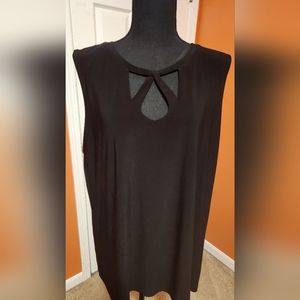Jones Studio Black Cut Out Tunic Size 1X
